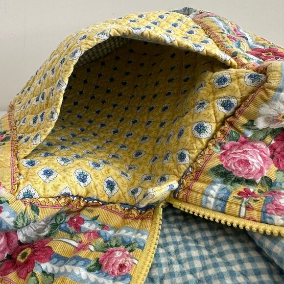 Vera Bradley Yellow Floral Tote - Picture 7 of 11